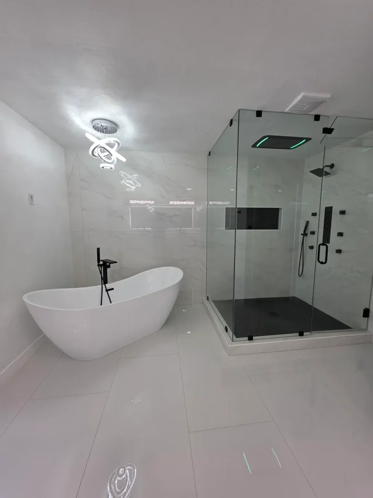 Litchfield final primary bath tub and shower
