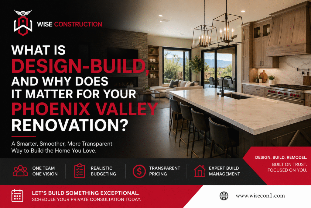 What Is Design-Build, and Why Does It Matter for Your Phoenix Valley Renovation?