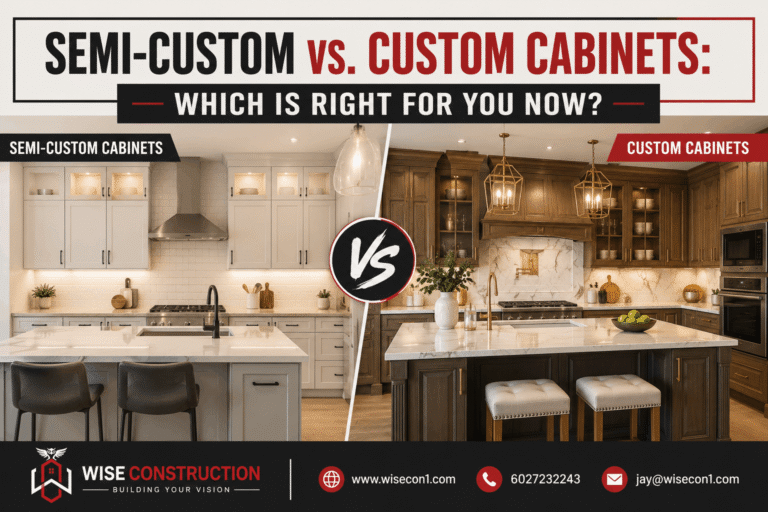 Semi-Custom vs. Custom Cabinets