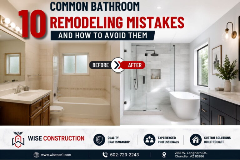 bathroom remodeling mistakes